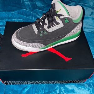 Pine green retro 3’s